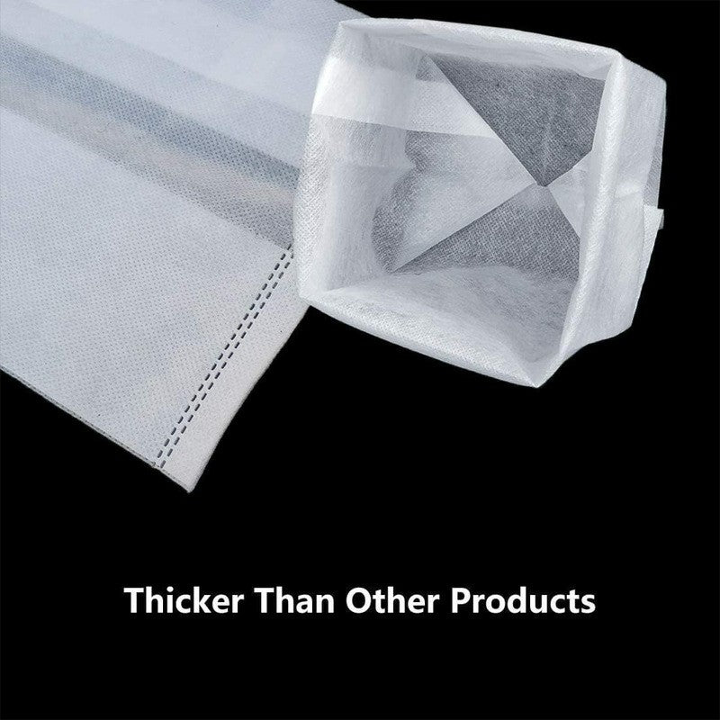 Breathable Plant Seedling Bags 14x16cm / Top: 8x12cm 100Pcs Non-Woven Fabric Growing Bags Breathable Plant Seedling Bags 14x16cm / Top: 8x12cm 100Pcs Non-Woven Fabric Growing Bags
